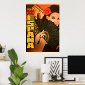 ヴィンテージエスパーナ旅行ポスター ポスター (ホームオフィス)