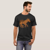 ヴィンテージエチルアシンタイポグラフィデザイン Tシャツ (正面フル)
