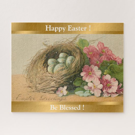 ヴィンテージエッグイースターホリデー ジグソーパズル (横)