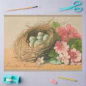 ヴィンテージエッグイースターホリデー 薄葉紙 (クラフト)