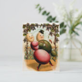 ヴィンテージエッグダンサー復活祭はがき ポストカード (スタンド正面)