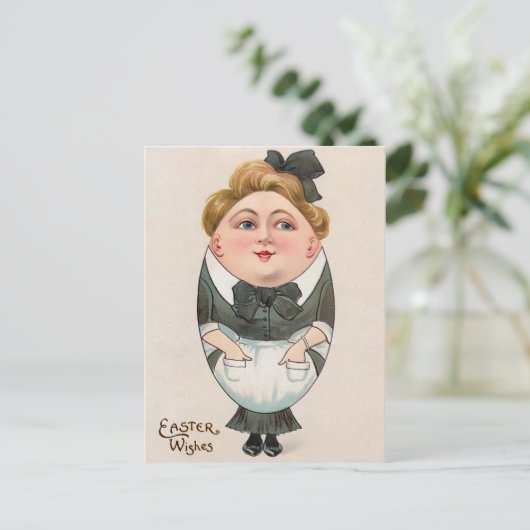 ヴィンテージエッグメイドイースターポストカード ポストカード (スタンド正面)