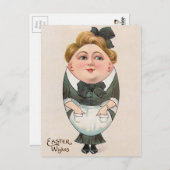 ヴィンテージエッグメイドイースターポストカード ポストカード (正面/裏面)