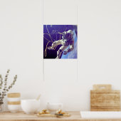 ヴィンテージエッドホワイトファースト・アメリカン・スペースウォーク ポスター (キッチン)