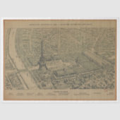 ヴィンテージエッフェルタワーエフェメラデクページ展 薄葉紙 (正面)