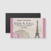 ヴィンテージエッフェルタワーコラージュ (正面/裏面)