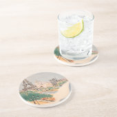 ヴィンテージエッフェルタワーパリエアトラベル広告ズ コースター (側面)