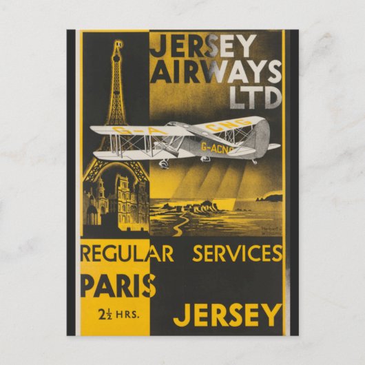 ヴィンテージエッフェルタワーパリエフランスのアトラベル ポストカード (正面)