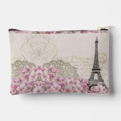 ヴィンテージエッフェルタワーパリポストカード アクセサリーポーチ (裏面)