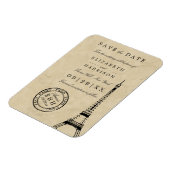 ヴィンテージエッフェルタワーパリポストマークザデイト マグネット (左側)