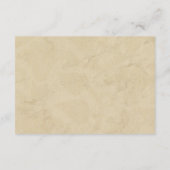 ヴィンテージエッフェルタワーパリポストマーク結婚ズ エンクロージャーカード (裏面)