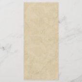 ヴィンテージエッフェルタワーパリポスマー結婚クのメニュー メニュー (裏面)