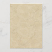 ヴィンテージエッフェルタワーパリポスマー結婚クのメニュー メニュー (裏面)