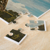 ヴィンテージエッフェルタワーパリヨーロッパトラベルフォト ジグソーパズル (側面)