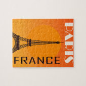 ヴィンテージエッフェルタワーパリヨーロッパ ジグソーパズル (横)