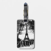 ヴィンテージエッフェルタワーパリ2 ラゲッジタグ (裏面縦)