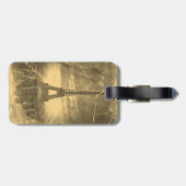 ヴィンテージエッフェルタワーパリ ラゲッジタグ (裏面横)