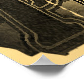 ヴィンテージエッフェルタワーパリ#2ポスター ポスター (角)