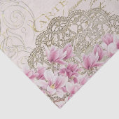 ヴィンテージエッフェルタワーフラワーパリデクページ 薄葉紙 (詳細)