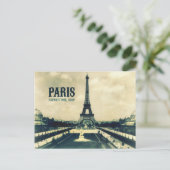 ヴィンテージエッフェルタワー1889 ポストカード (スタンド正面)