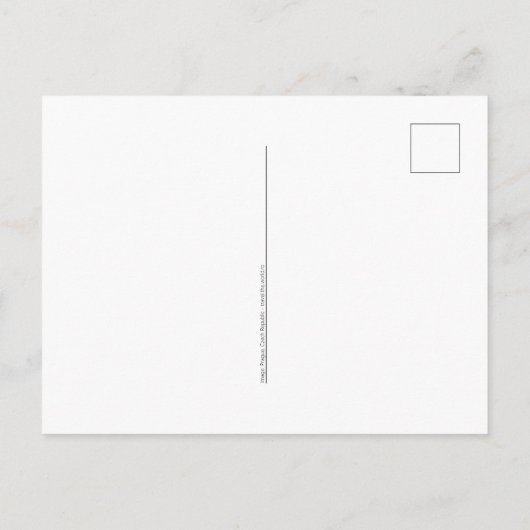 ヴィンテージエッフェルタワー、スケッチデザイン ポストカード (裏面)