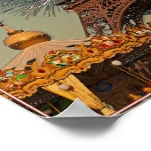 ヴィンテージエッフェルタワー ポスター (角)