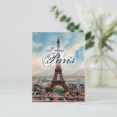 ヴィンテージエッフェルタワー ポストカード (スタンド正面)
