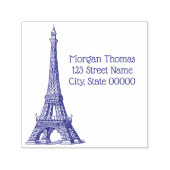 ヴィンテージエッフェルタワー#1スケッチ セルフインキングスタンプ (デザイン)