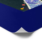 ヴィンテージエッフェルタワーinパリ旅行ポスター ポスター (角)