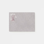 ヴィンテージエッフェルタワーOhパリフランスデイジー ポストイット (正面)