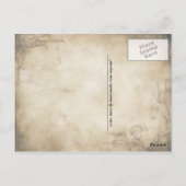 ヴィンテージエッフェル塔 ポストカード (裏面)