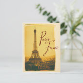 ヴィンテージエッフェル塔 ポストカード (スタンド正面)