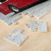 ヴィンテージエディンバラツアーバス(英国、スコットランド) ジグソーパズル (側面)