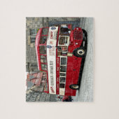 ヴィンテージエディンバラツアーバス(英国、スコットランド) ジグソーパズル (縦)