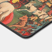 ヴィンテージエディ・ブラザーズ・サーカス・ポスター デスクマット (コーナー)