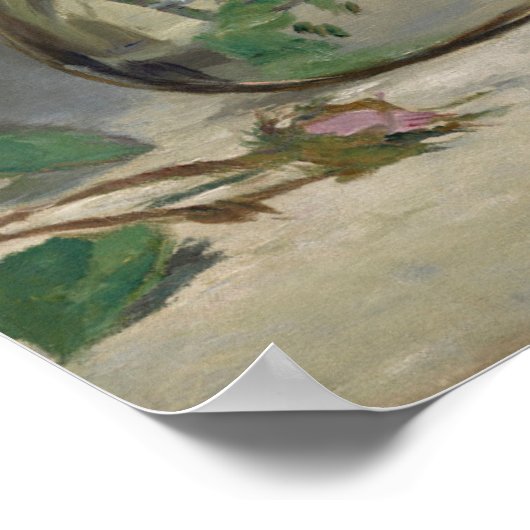 ヴィンテージエドアードマネットモスバラインの花瓶 ポスター (角)