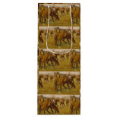 ヴィンテージエドガー・デガスがレース前 ワインギフトバッグ (正面)