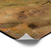 ヴィンテージエドガー・デガス・ウマズ・イン・ザ・メドウ ポスター (角)