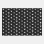 ヴィンテージエドガーAポーポートレートダークゴシック ラッピングペーパーシート (正面3)