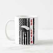 ヴィンテージエドリビンカリフォルニアパラグライディングスカイダイビング コーヒーマグカップ (左)