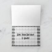 ヴィンテージエドワルドの女性 カード (内部)