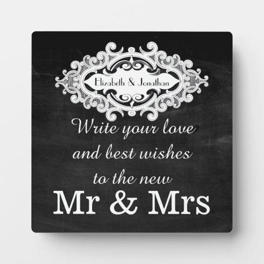 ヴィンテージエドワーディアンゲストブックサイン フォトプラーク (正面)