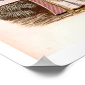 ヴィンテージエドワーディアンコスチュームファッションイラストレーション ポスター (角)