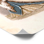 ヴィンテージエドワーディアンファッションレディースイン鏡 ポスター (角)