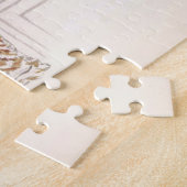 ヴィンテージエドワーディアンレディキツネファッションイラストレーション ジグソーパズル (側面)