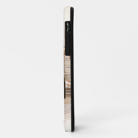 ヴィンテージエドワーディアンレディキツネファッションイラストレーション Case-Mate iPhoneケース (裏面/左)