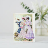 ヴィンテージエドワーディアンレディースポストカード ポストカード (スタンド正面)