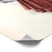 ヴィンテージエドワーディアン冬ファッションポスター ポスター (角)