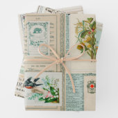 ヴィンテージエドワーディアン画像 ラッピングペーパーシート (インサイチュ)