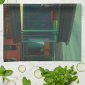 ヴィンテージエドワードホッパーナイトズクズディナール キッチンタオル (折り畳み)